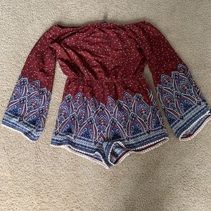 Off The Shoulder Romper